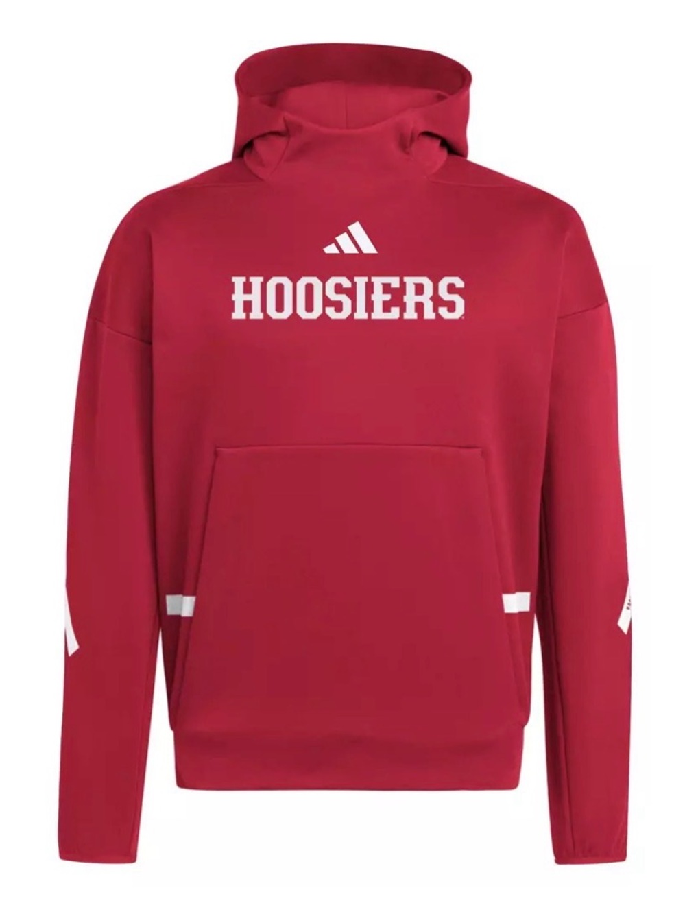 Adidas Indiana Hoosiers NWT Unisex Red Z.N.E. Lined Pullover Hoodie Size: Medium